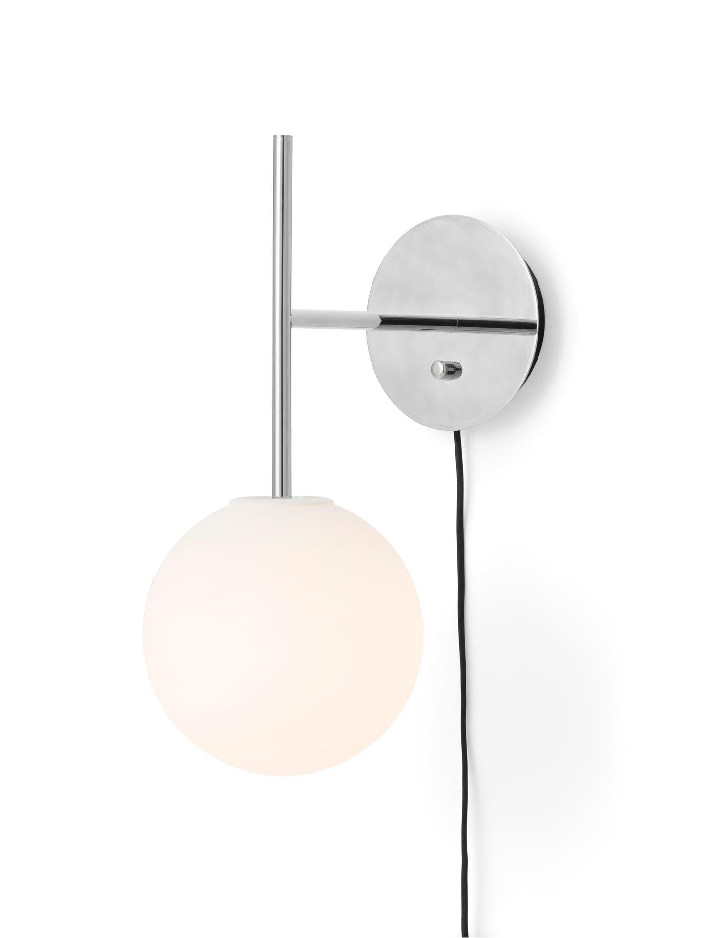 TR BULB wall lamp polished steel