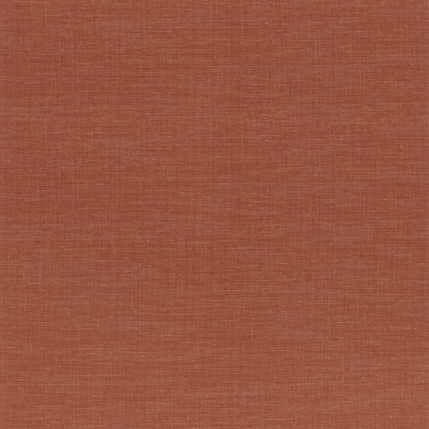Strukturtapete, die leinwandähnliches Gewebe imitiert SHINOK - ORANGE FLAMBOYANT dunkelorange