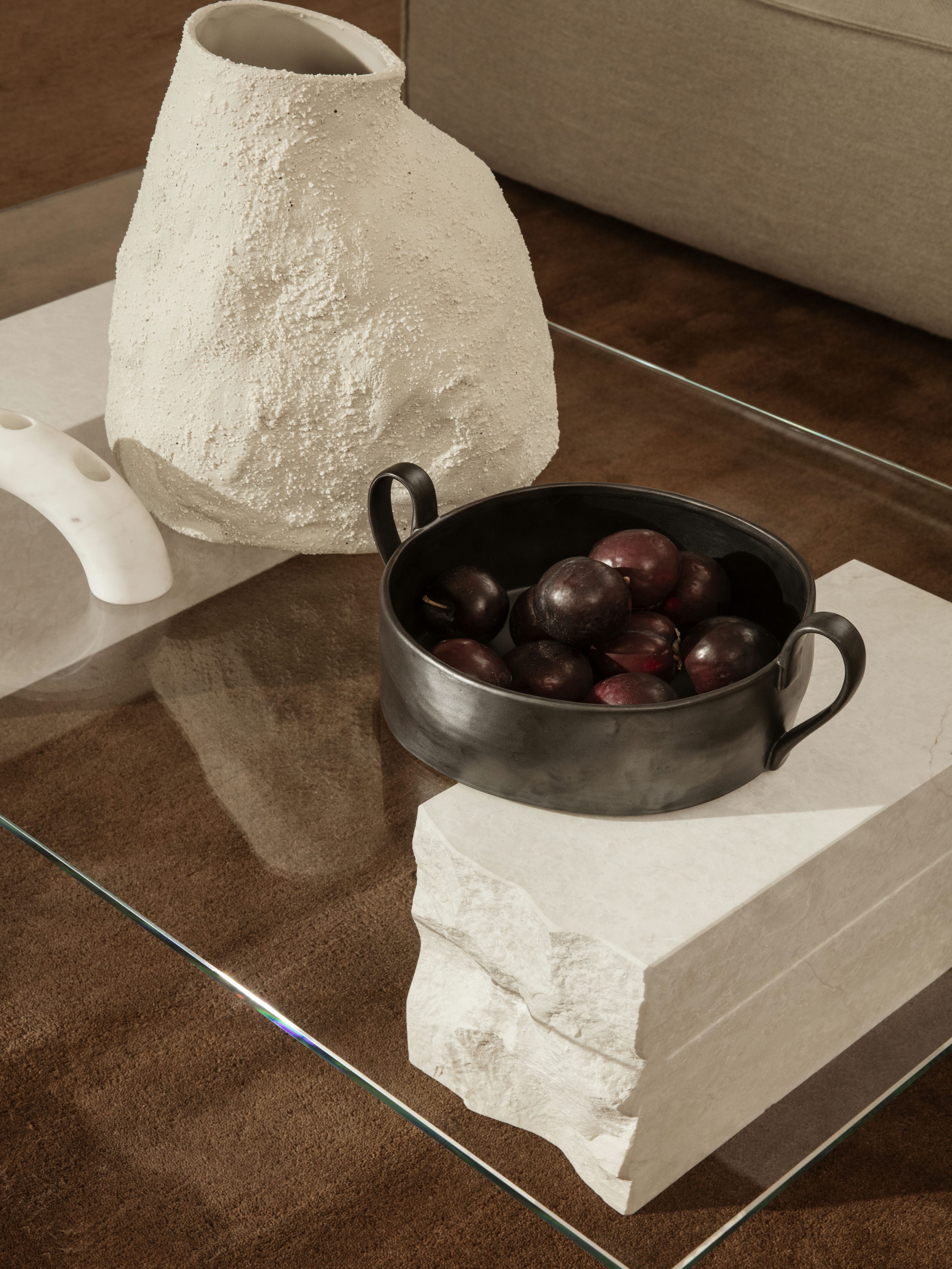 Witte marmeren MINERAL salontafel