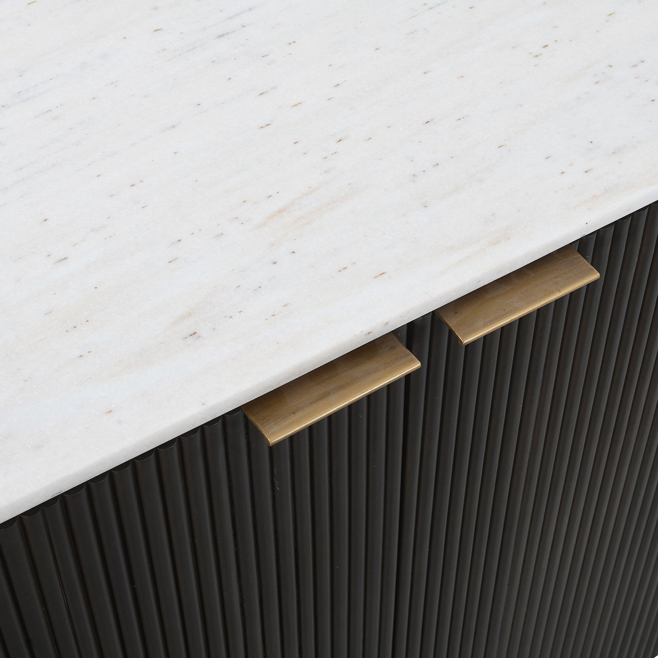 Kommode MAYFIELD weißer Marmor