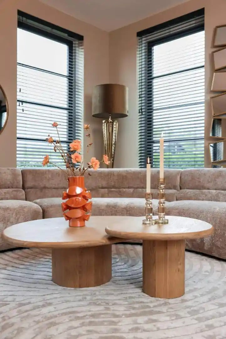 Set van salontafels OAKLEY eikenfineer