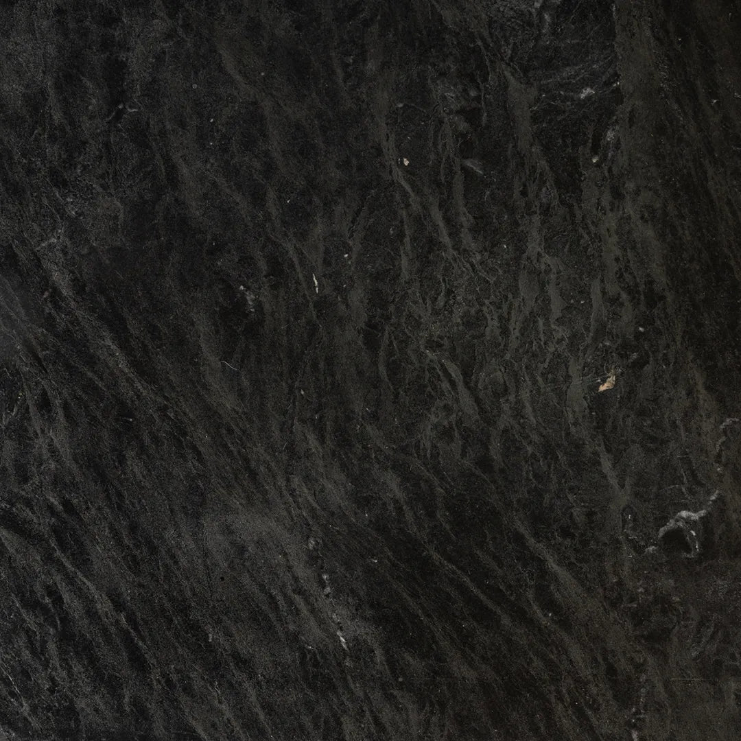 FINSBURY chest of drawers antique gold with black marble