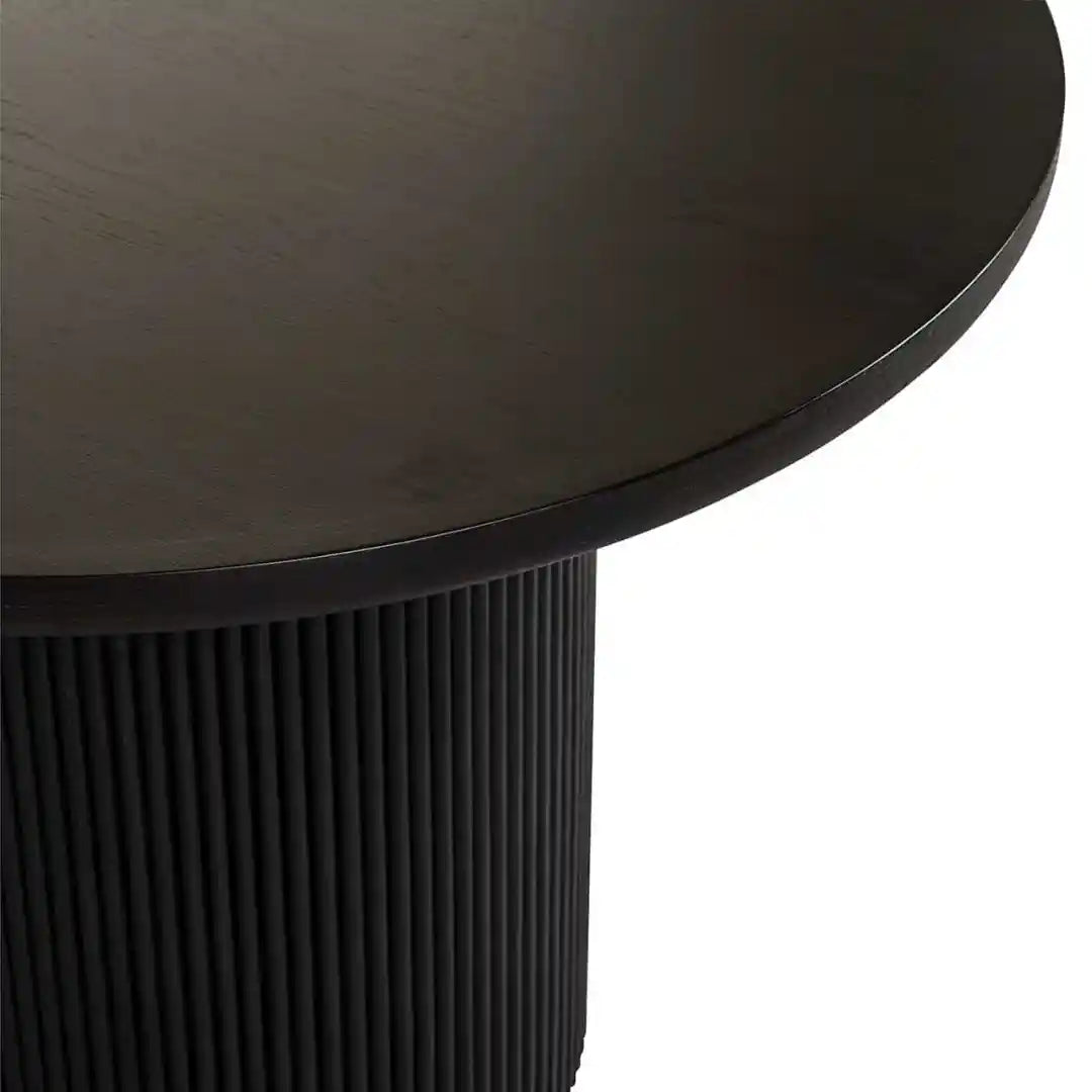 KINGSTON dark brown oak veneer table