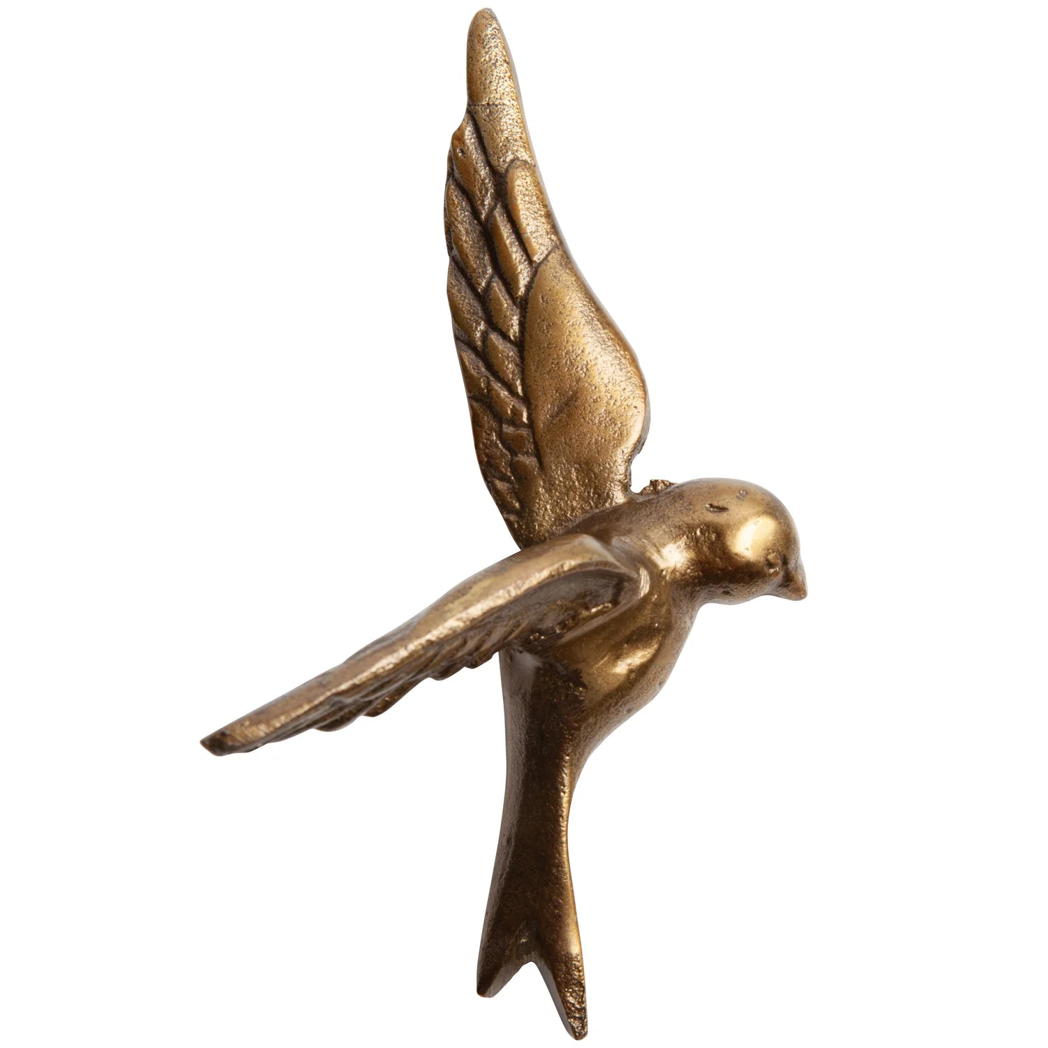 Wanddekoration AVALER TOO BIRDS antikes Messing