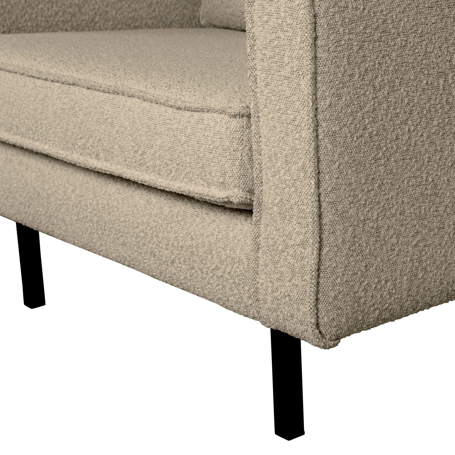 Rodeo Bouclé beige armchair