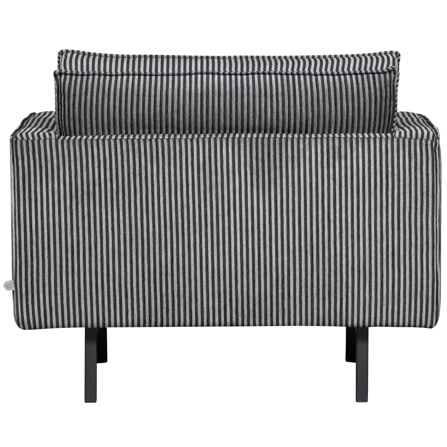 Rodeo chair black and white striped