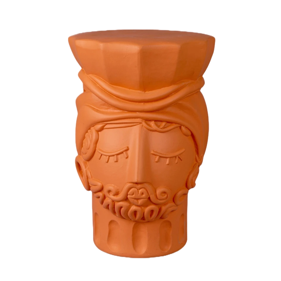 Hocker MAGNA GRAECIA - MAN terrakotta