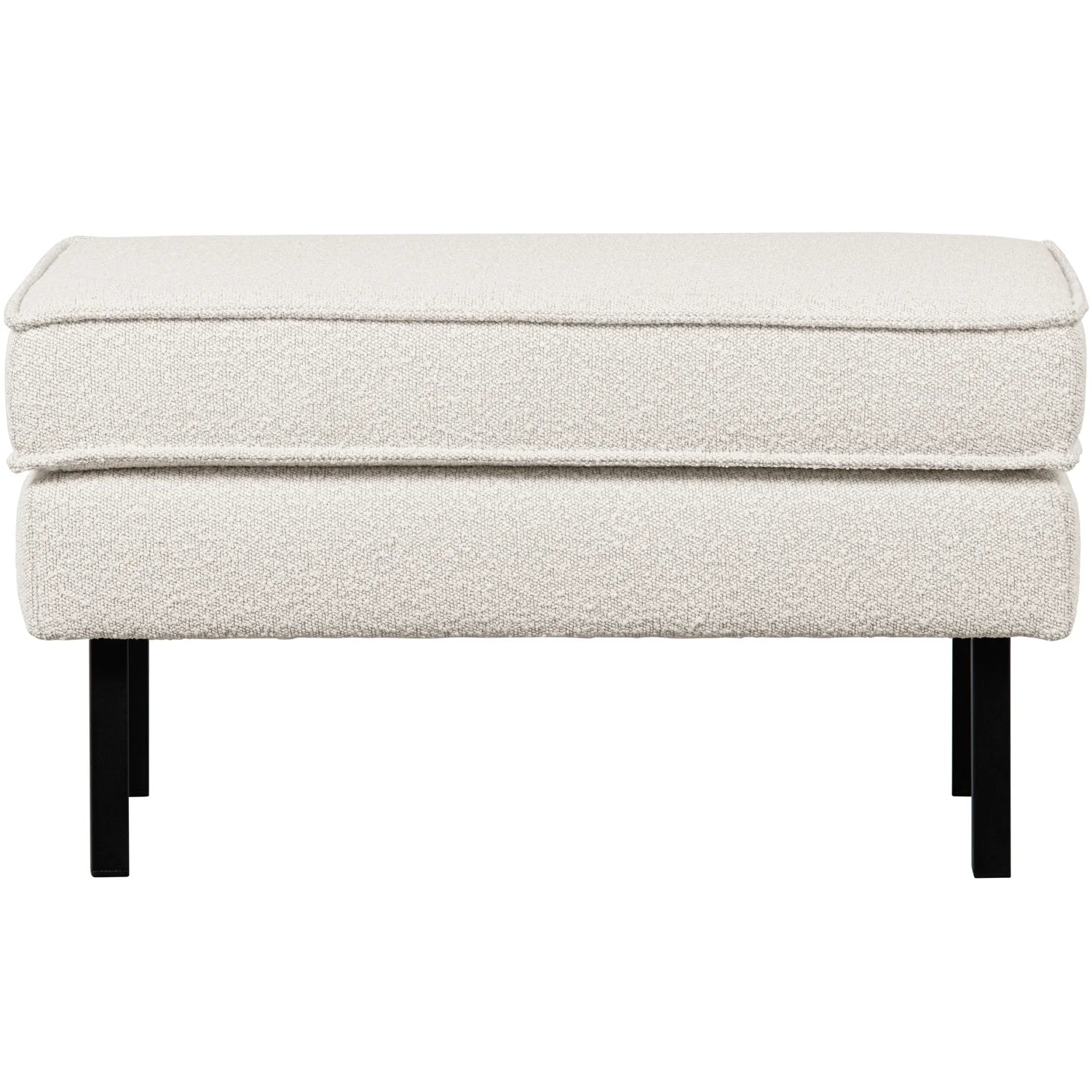 Rodeo footrest cream bouclé