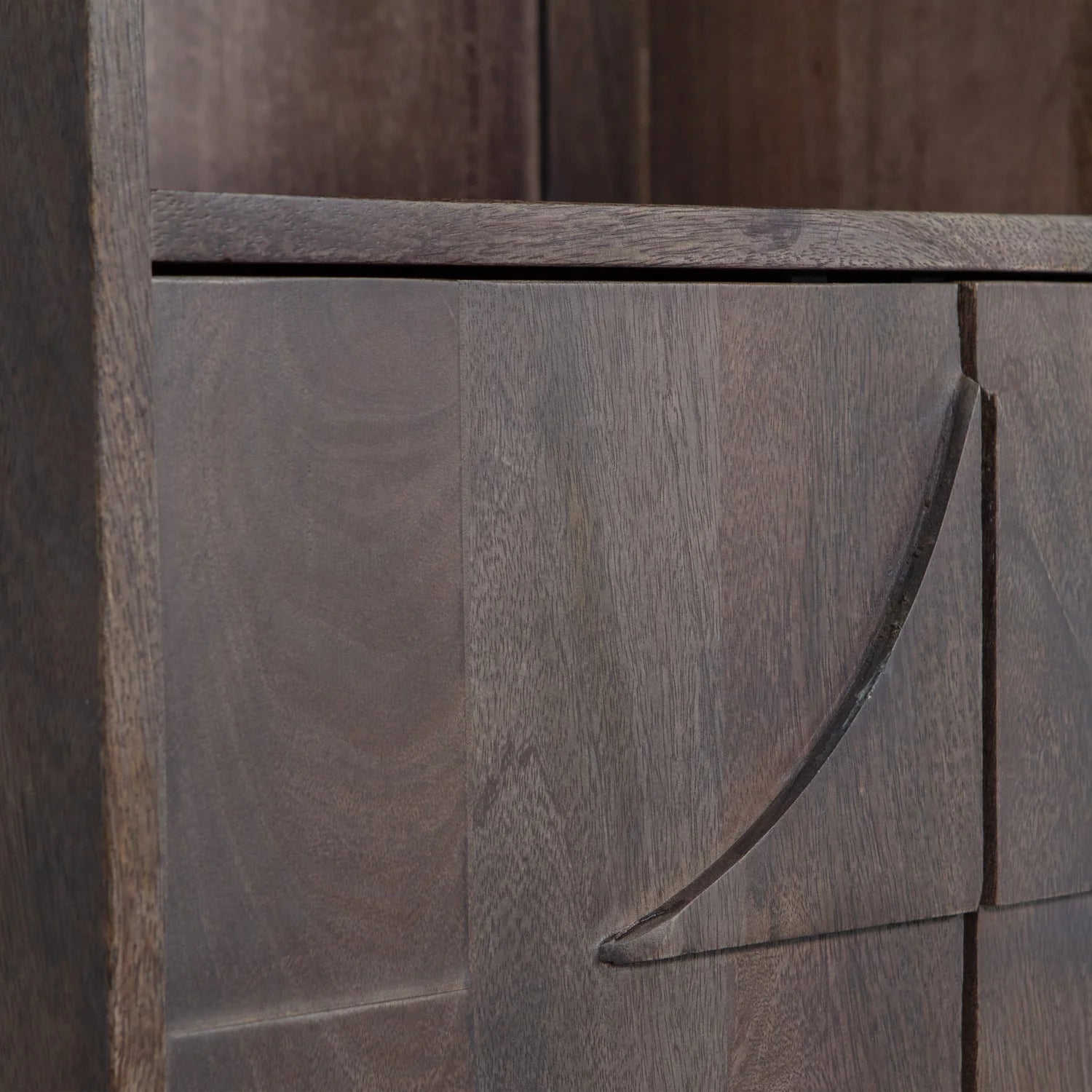 Bücherregal Mango Holz zeichnen