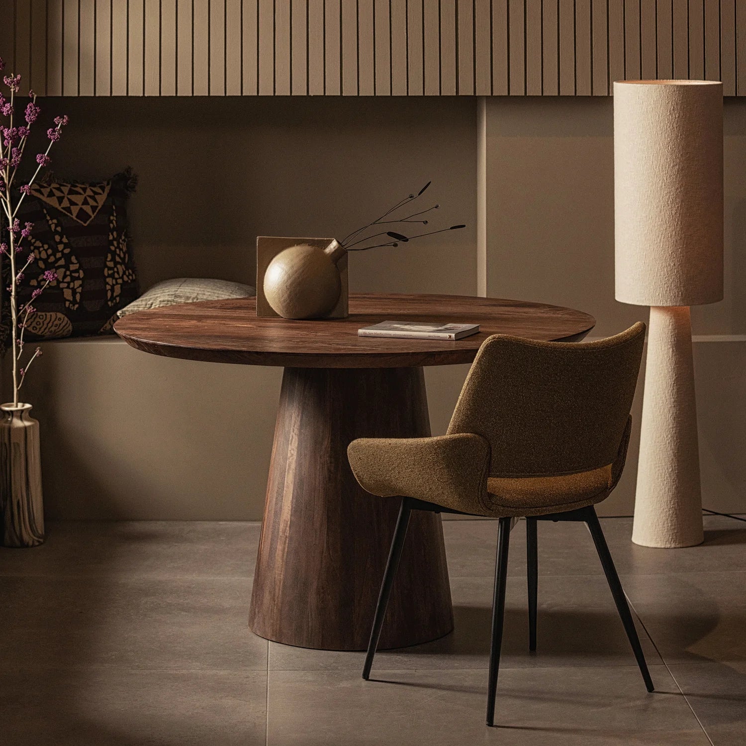 Vloerlamp LOFT beige boucle