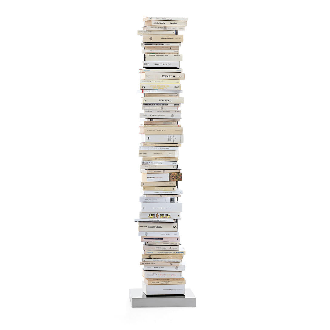 Zwarte PTOLOMEO ORIGINAL boekenrek met stalen basis