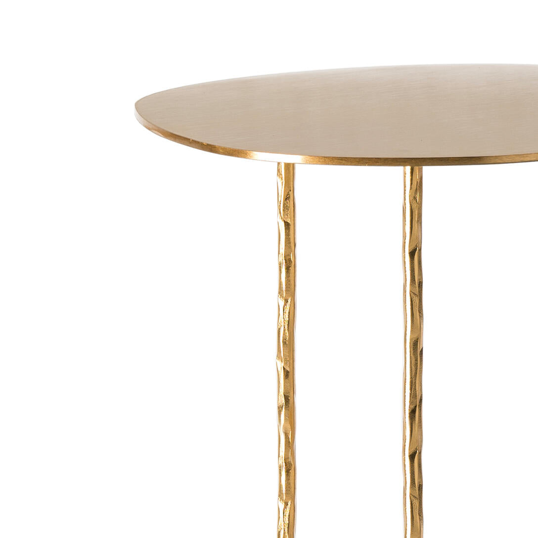 Ronde zijtafel XXX goud
