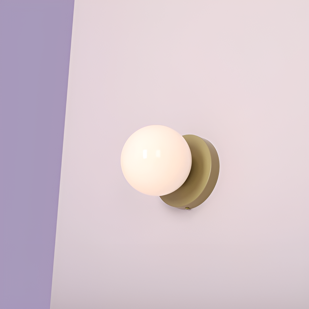 Wandlamp BALL DUO pistache