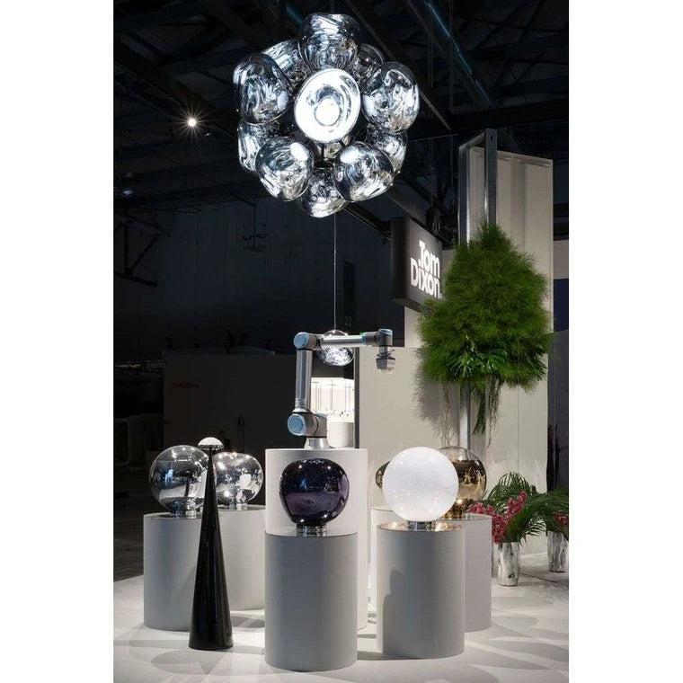 Kroonluchter MELT BURST gerookt