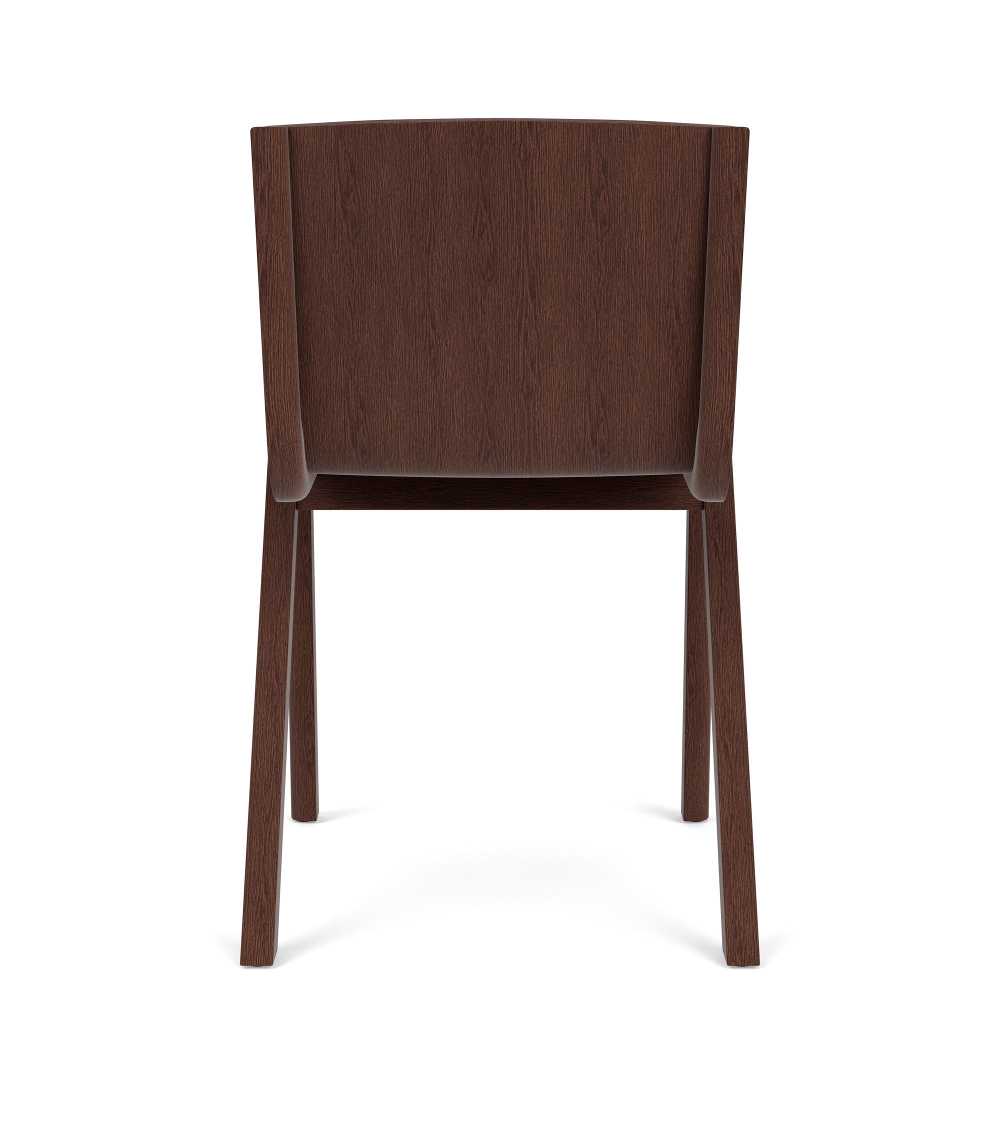 READY chair cream with dark oak base