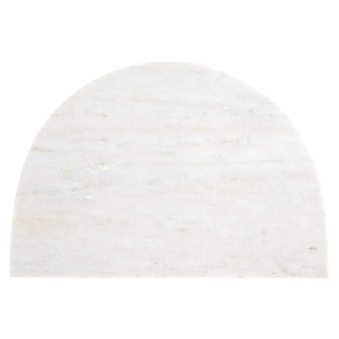 LANSKY Side Table White Marble