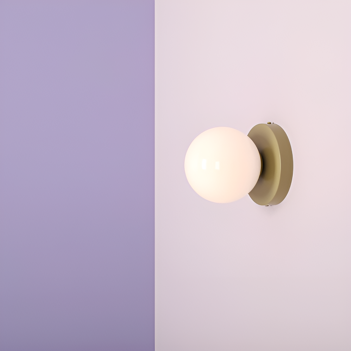 Wandlamp BALL DUO pistache