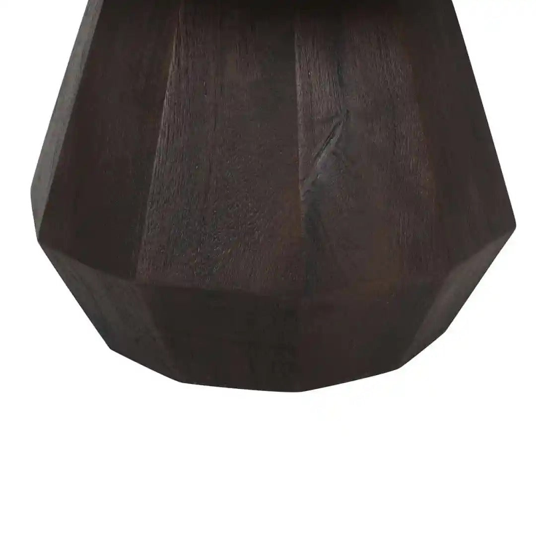 OBEROY marmeren salontafel met bruin mango-hout