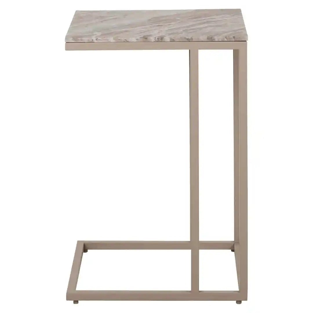 FAIRFAX beige side table