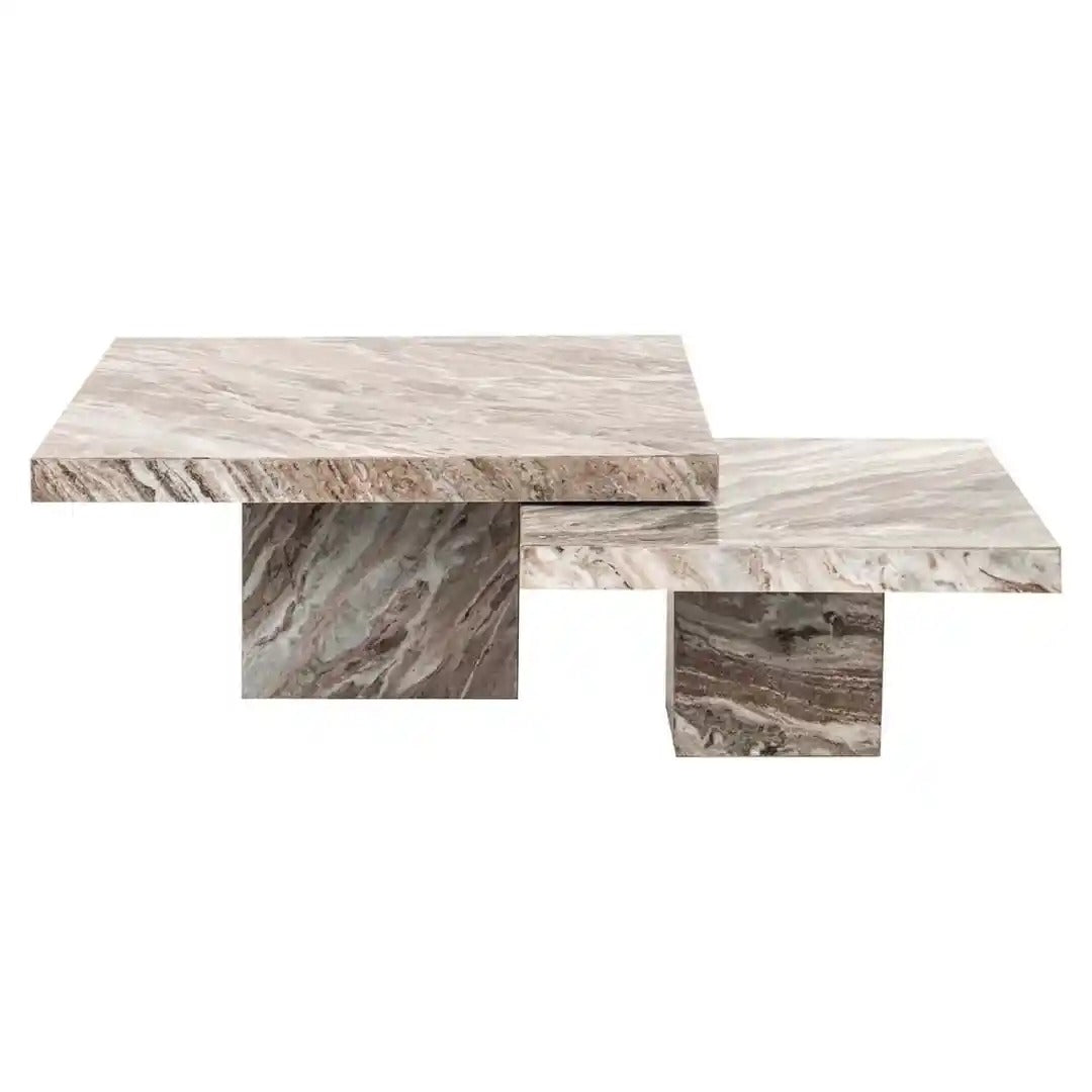Beistelltisch-Set RASHFORD beige
