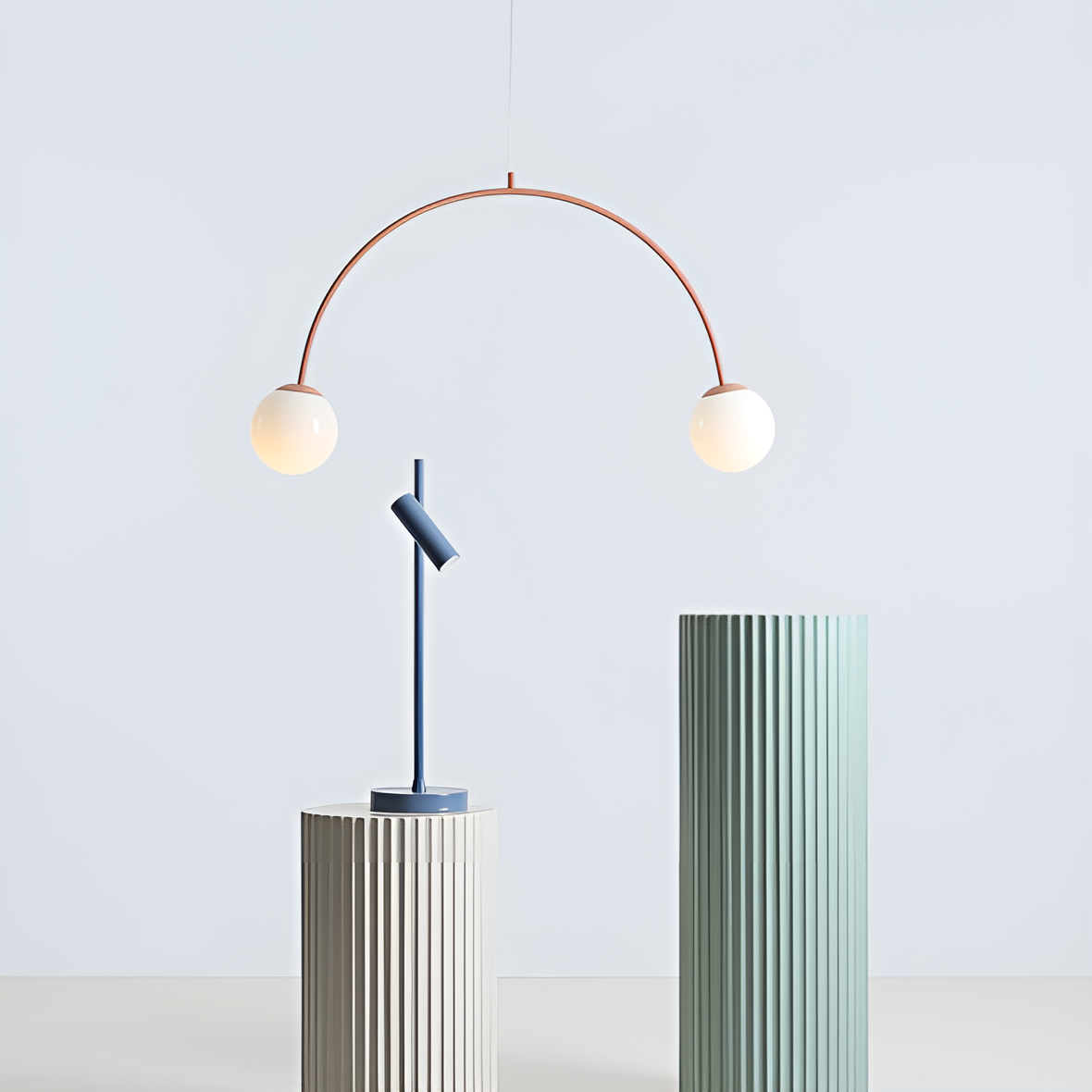 Hanglamp UNA koraalrood