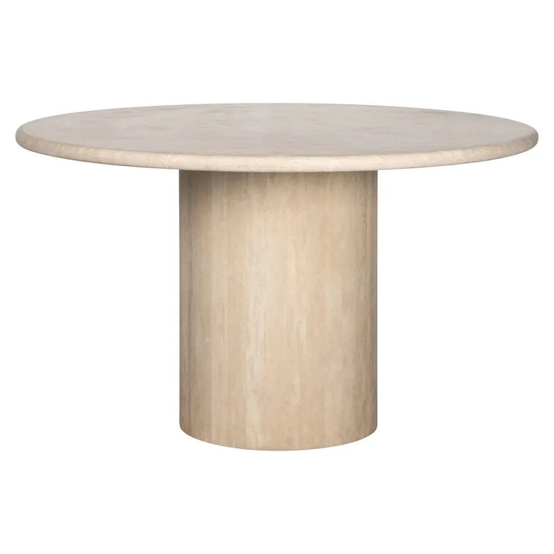 Ronde tafel RENAISSANCE beige travertin