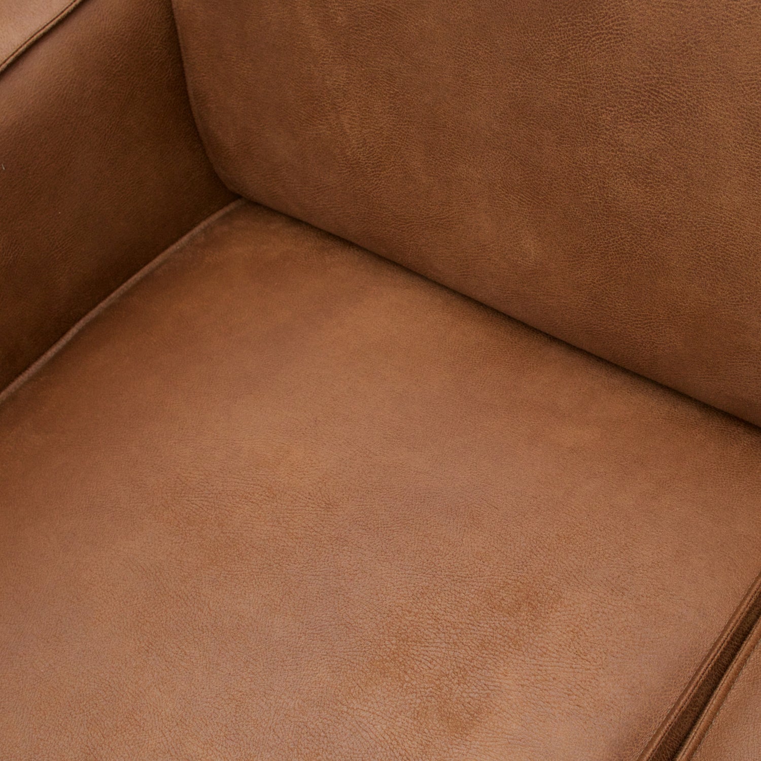 Right-facing Corner Sofa STATEMENT in Cognac Leather