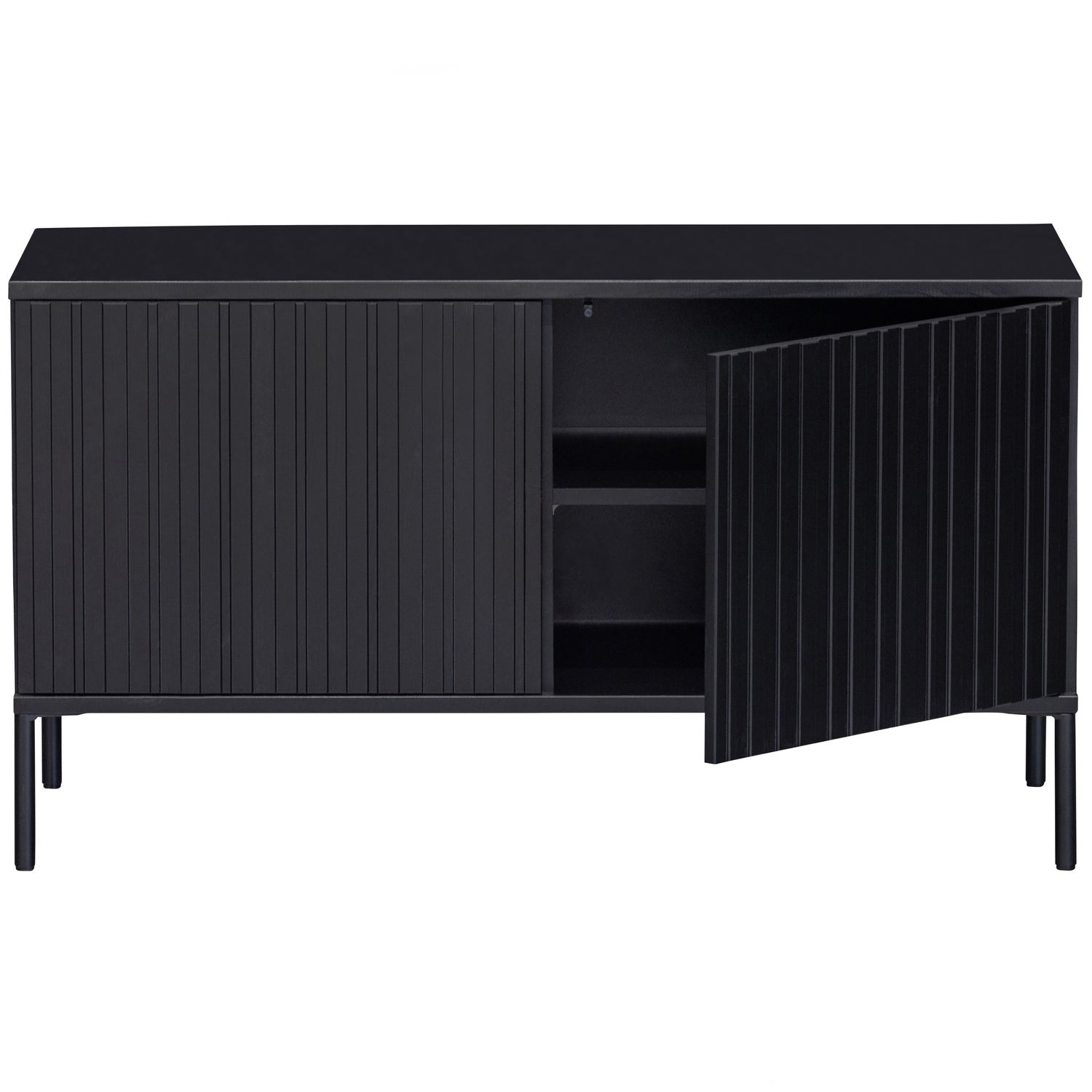 RTV-Sideboard NEW GRAVURE schwarz