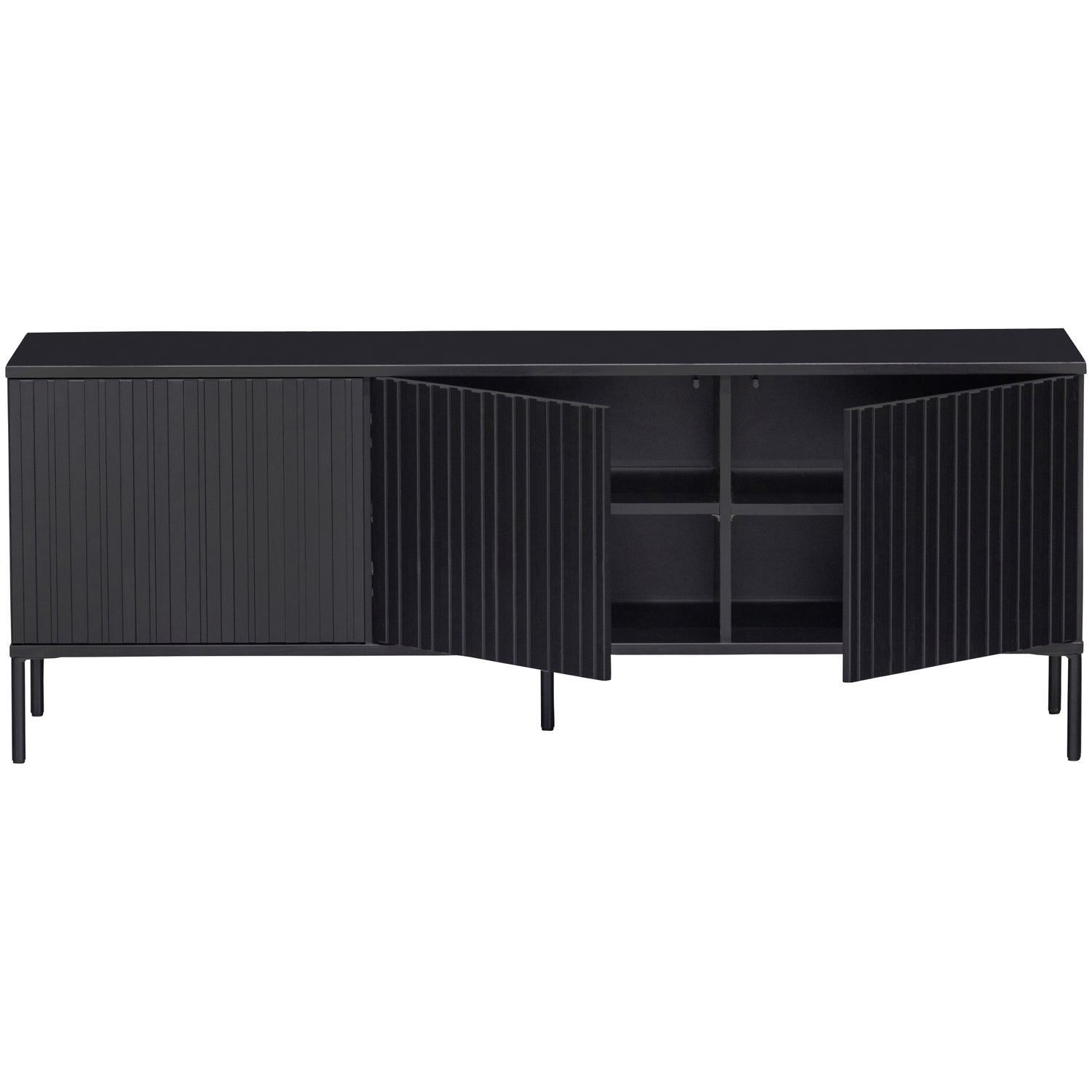 RTV-Sideboard NEW GRAVURE schwarz