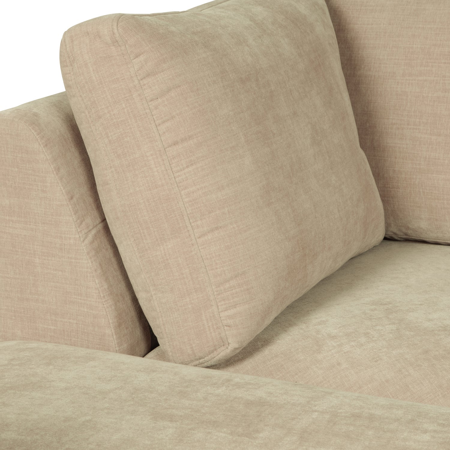 Sofa FAMILY - hoekmodule zandkleurig