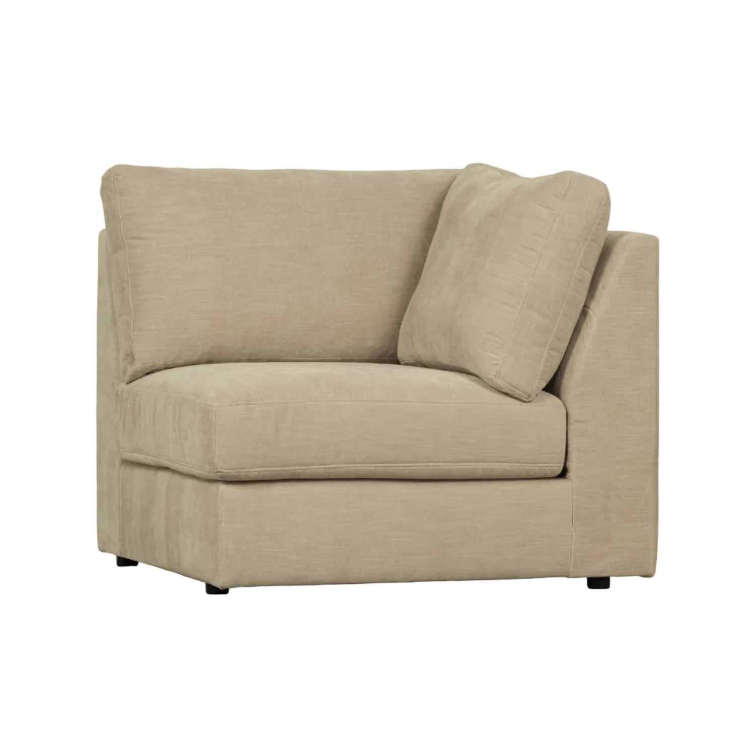 Sofa FAMILY - hoekmodule zandkleurig