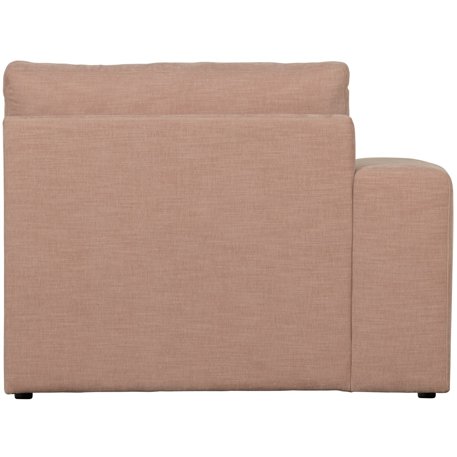 Sofa FAMILY - moduł końcowy lewostronny różowy – Woood