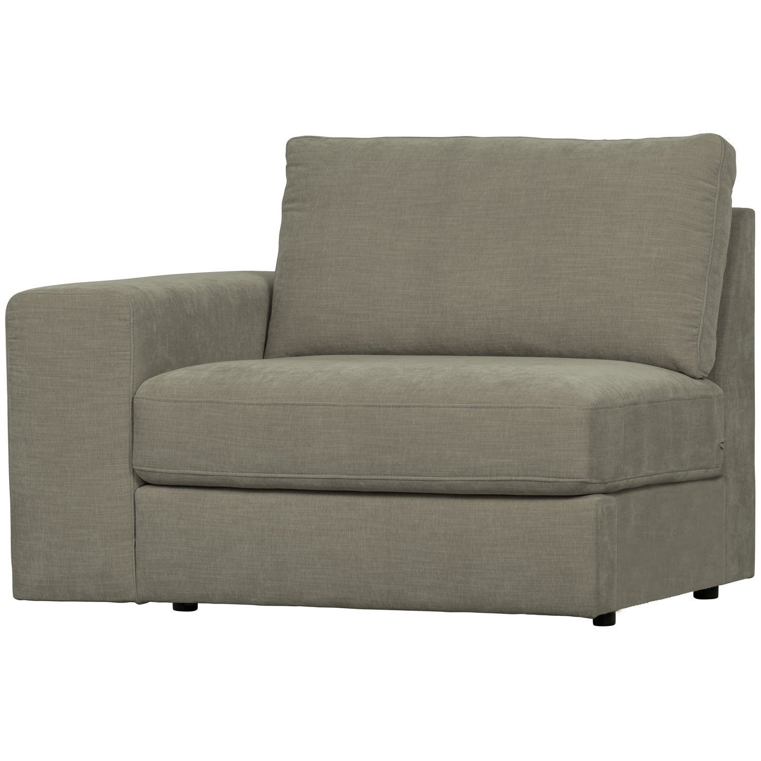 Sofa FAMILY - Endmodul links warmes Grau