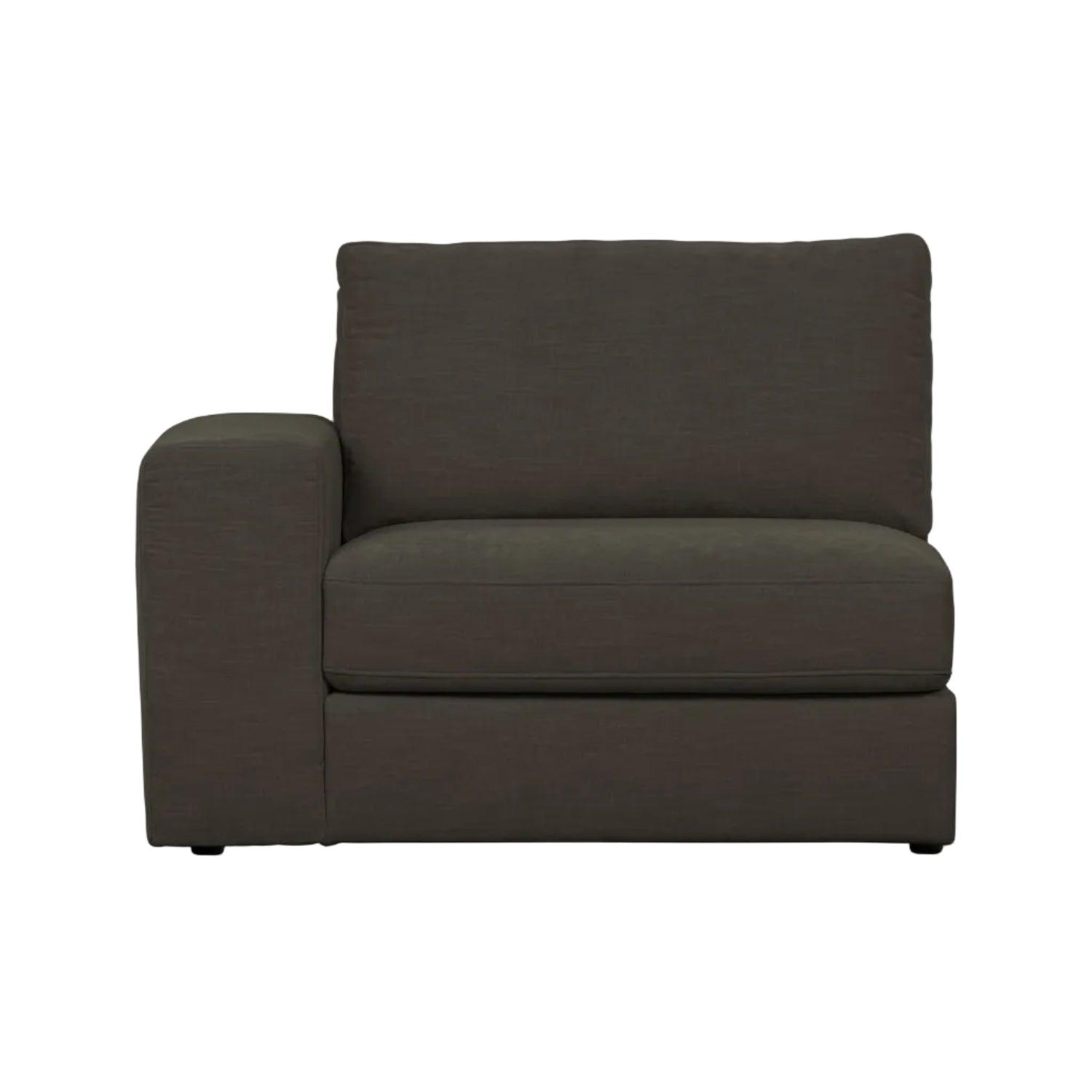 Sofa FAMILY - element końcowy lewostronny antracytowy – Woood