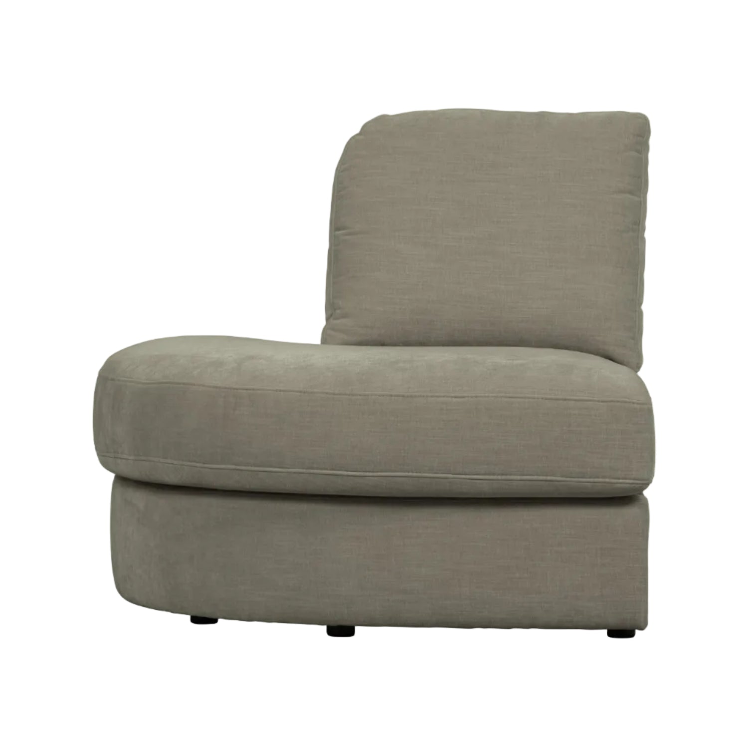 Sofa FAMILY - moduł otwarty lewostronny ciepły szary – Woood