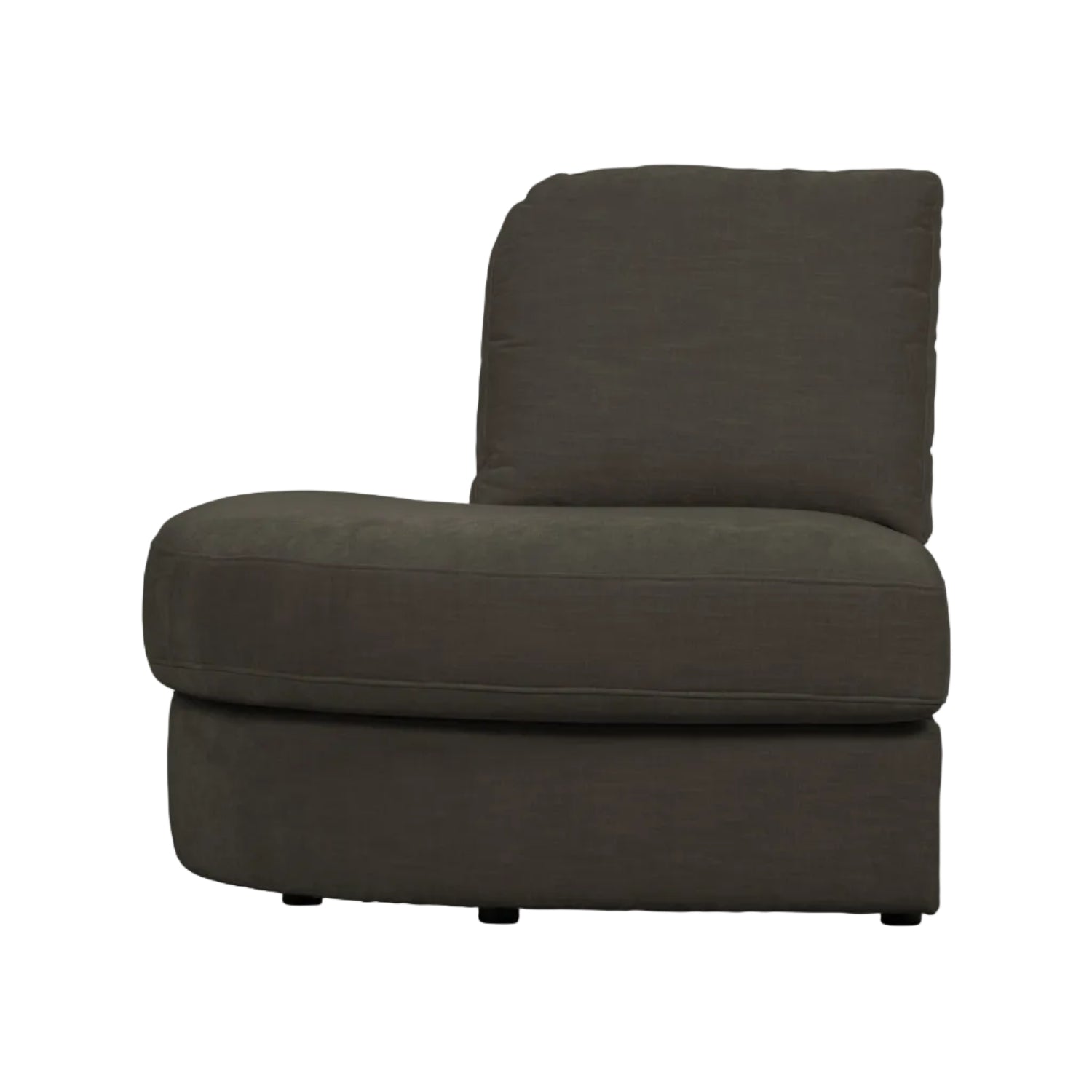 Sofa FAMILY - offenes Modul linksseitig in Anthrazit