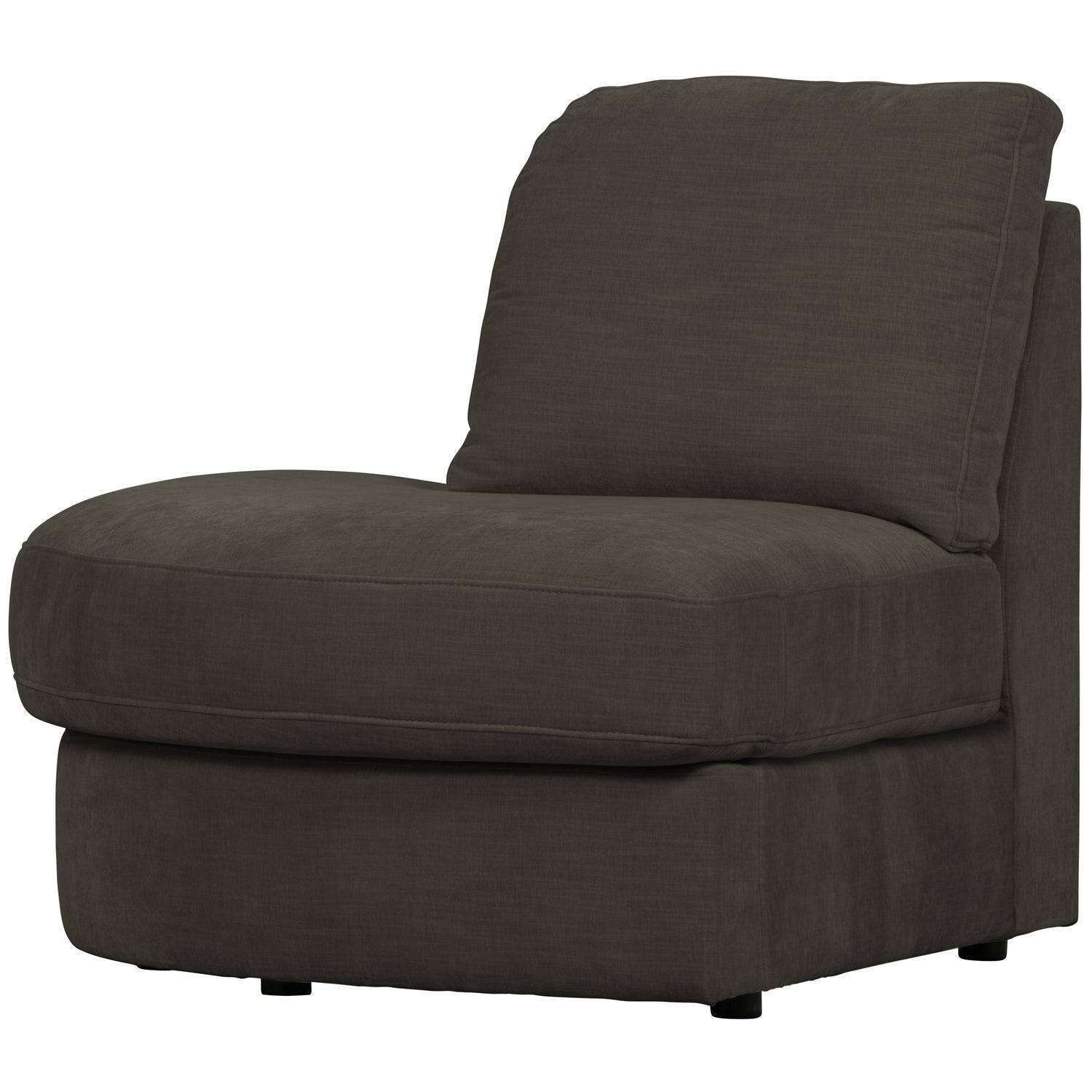 Sofa FAMILY - offenes Modul linksseitig in Anthrazit