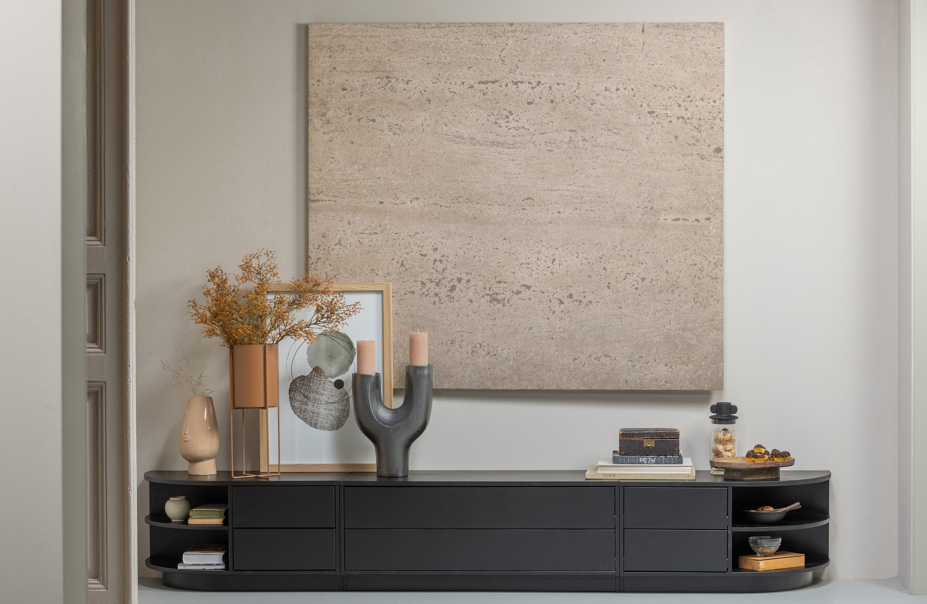 Komoda prawostronna FINCA czarny Woood Exclusive Eye on Design