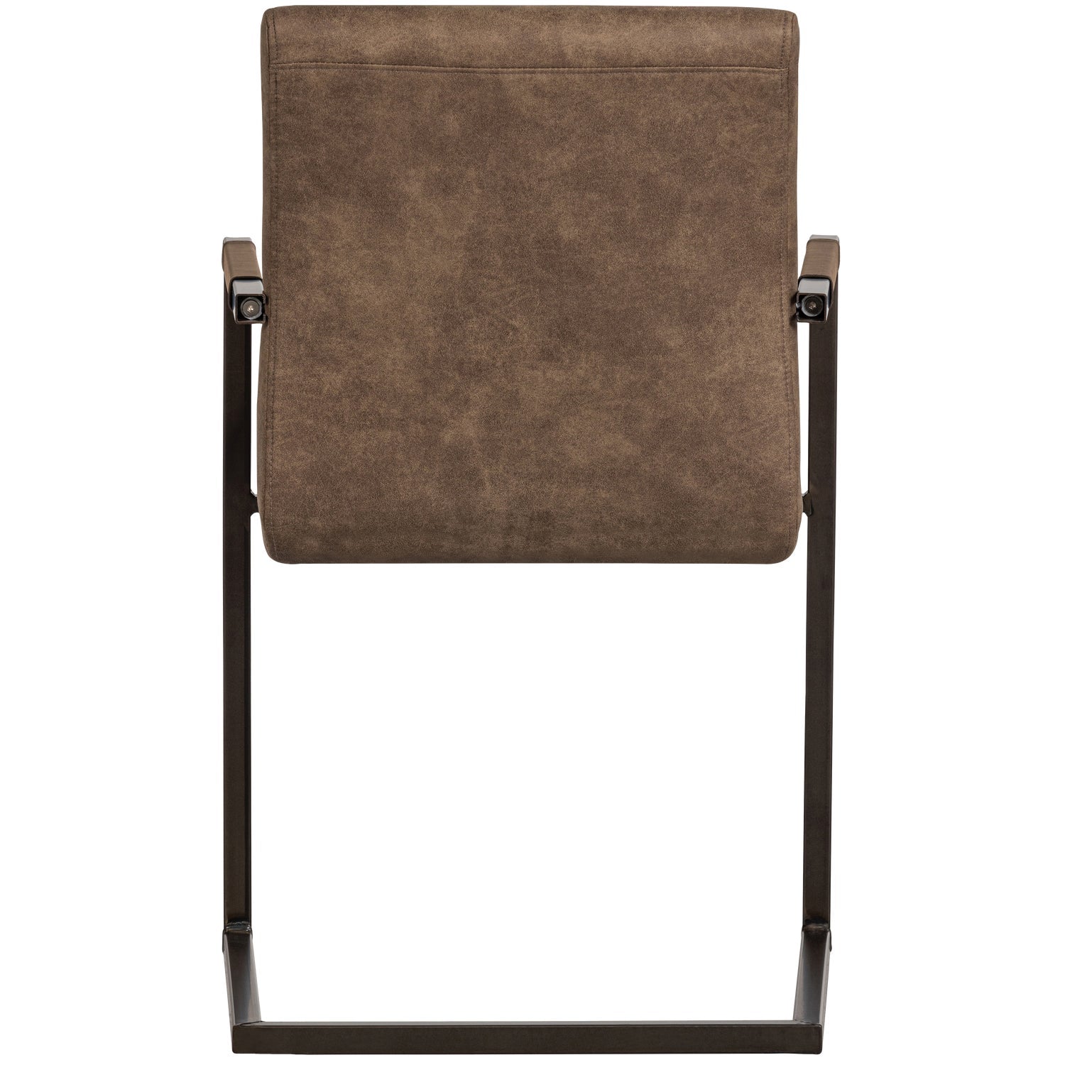 Brown eco -leather bass chair
