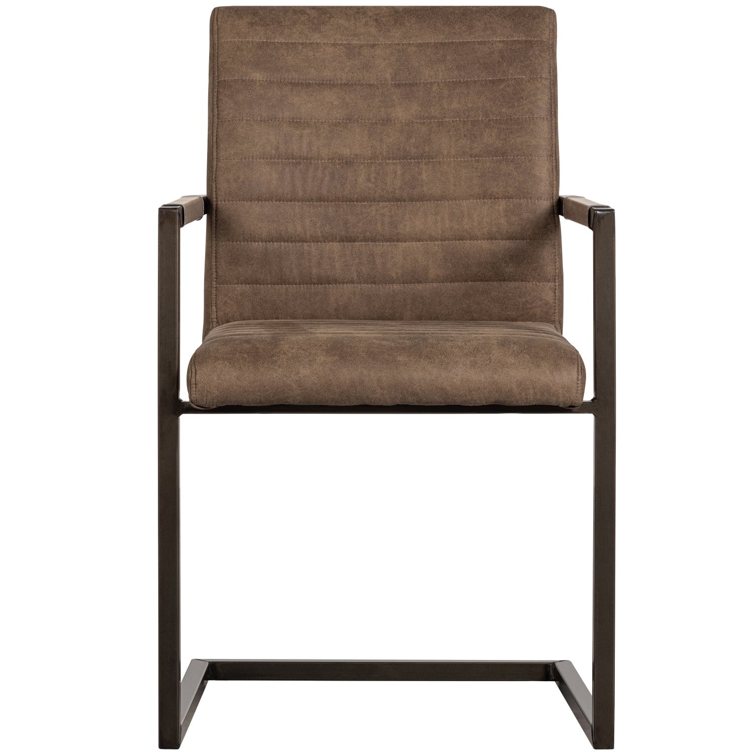 Brown eco -leather bass chair