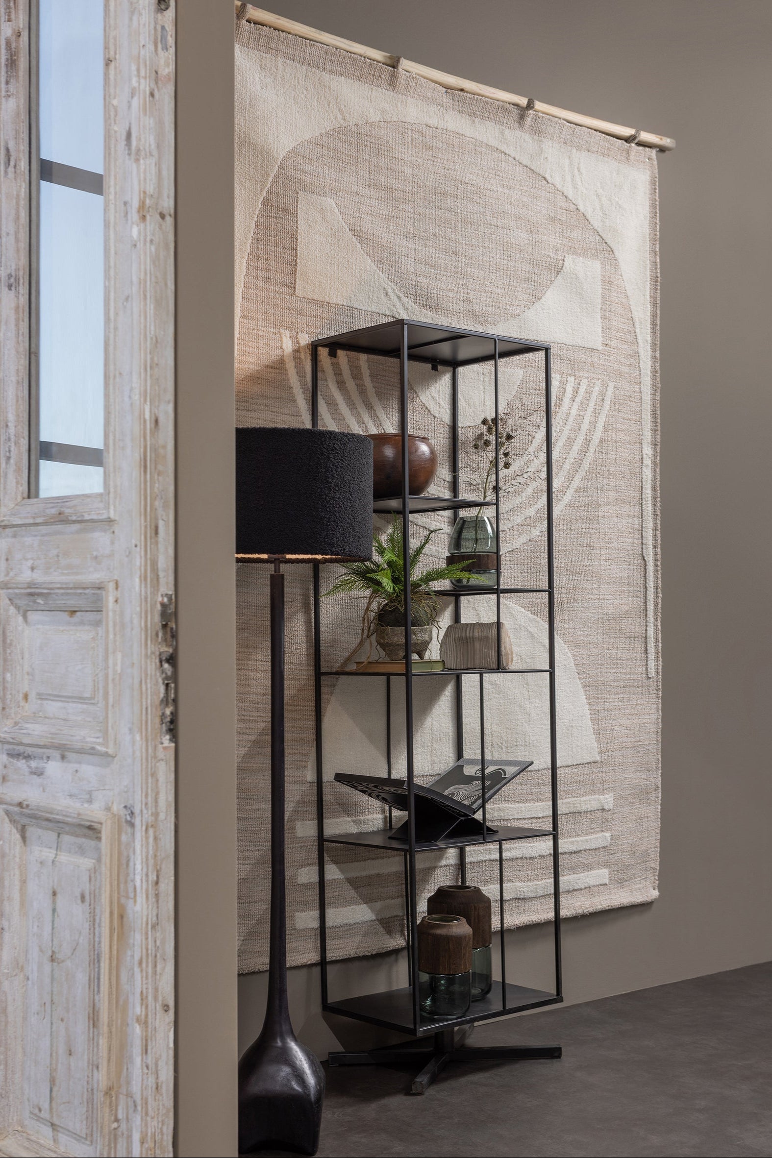 Lampenbasis FOSS antik schwarz