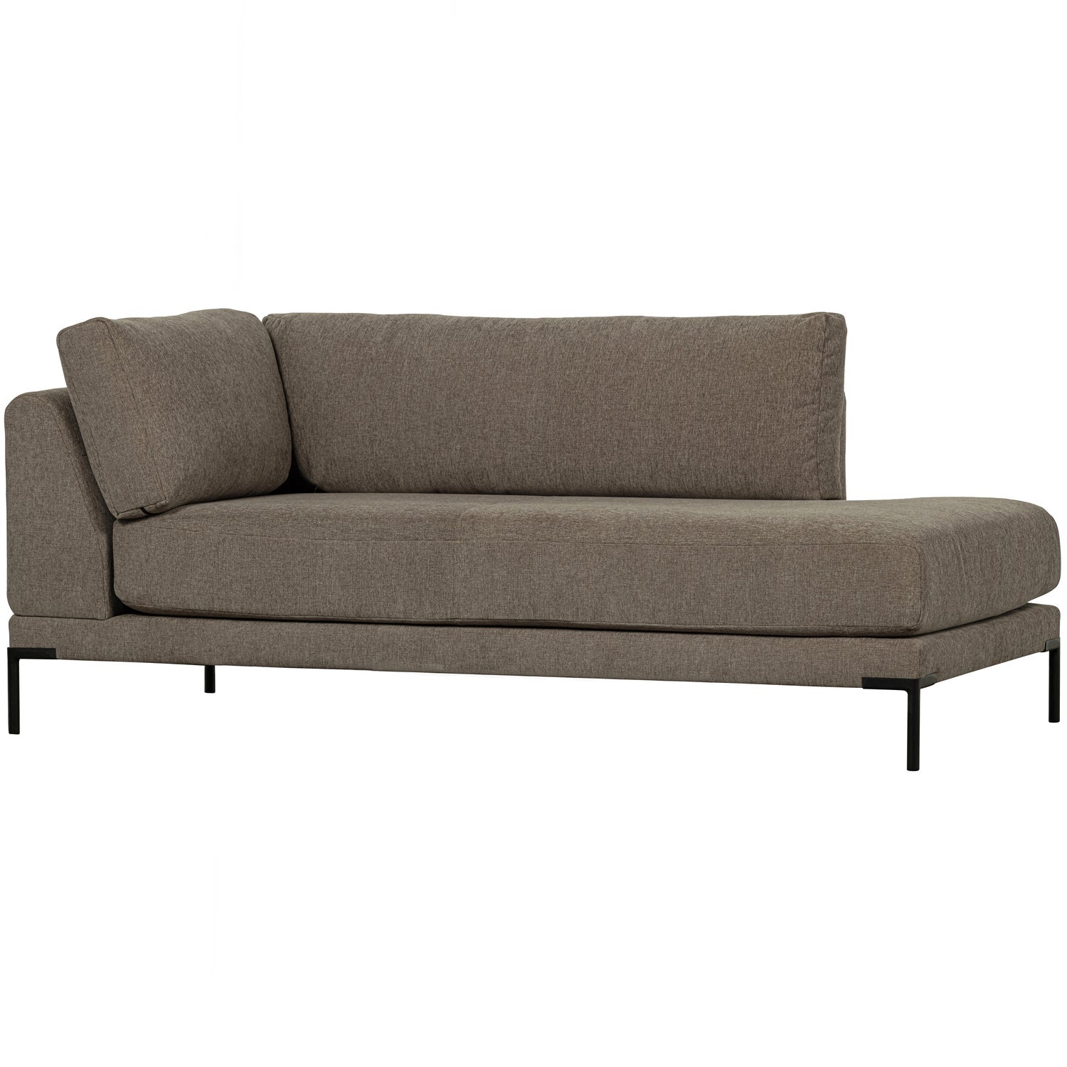 Szezlong lewostronny COUPLE taupe do salonu