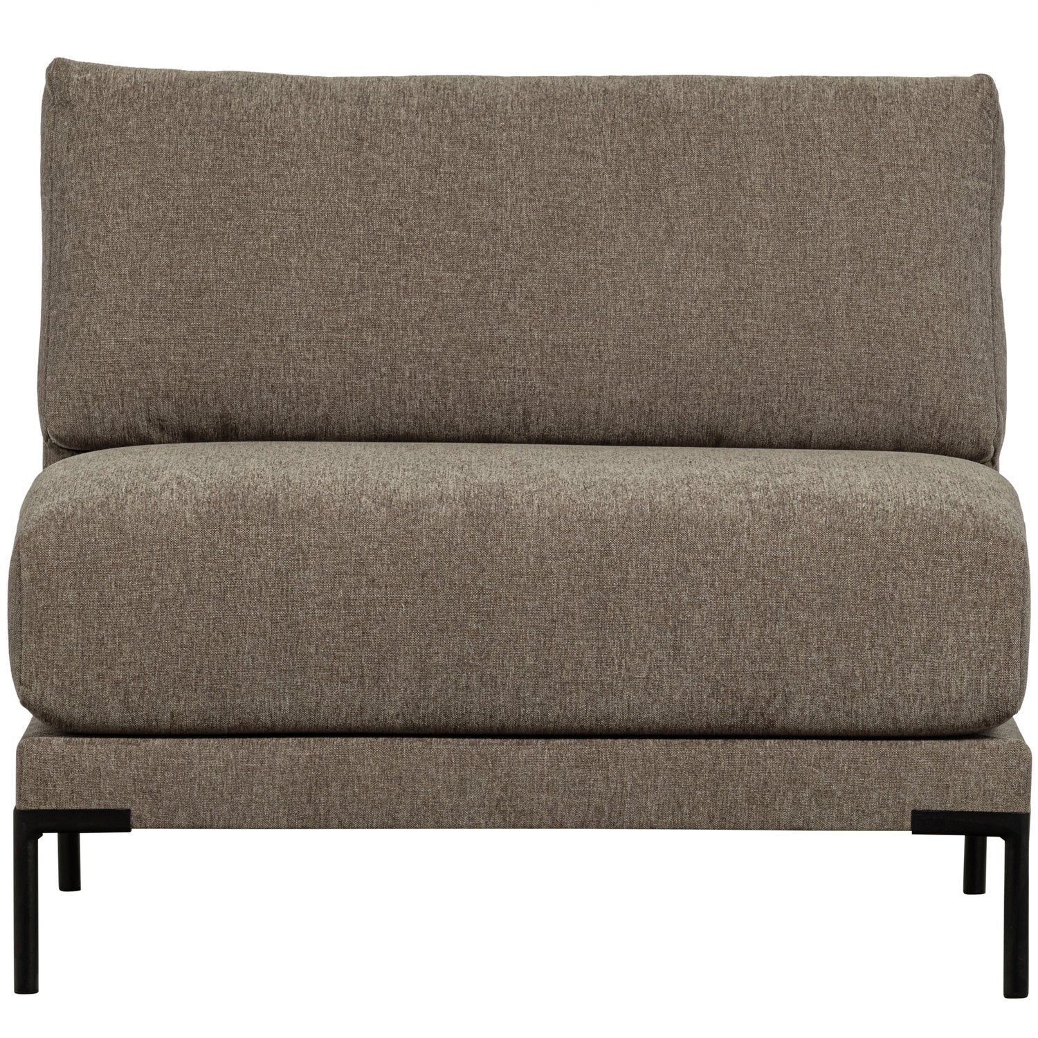 Fotel / moduł COUPLE taupe do salonu – Woood