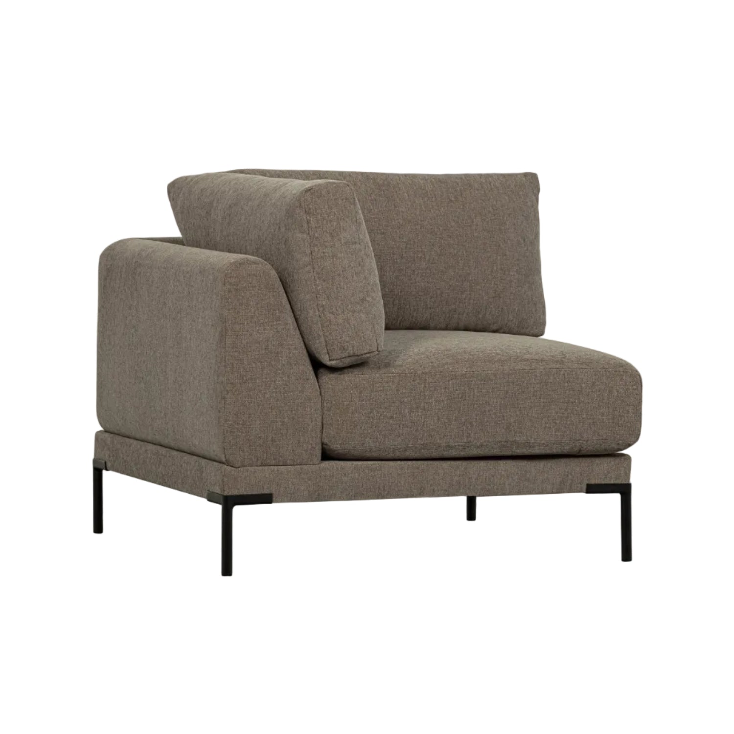 Sofa COUPLE - hoekmodule taupe