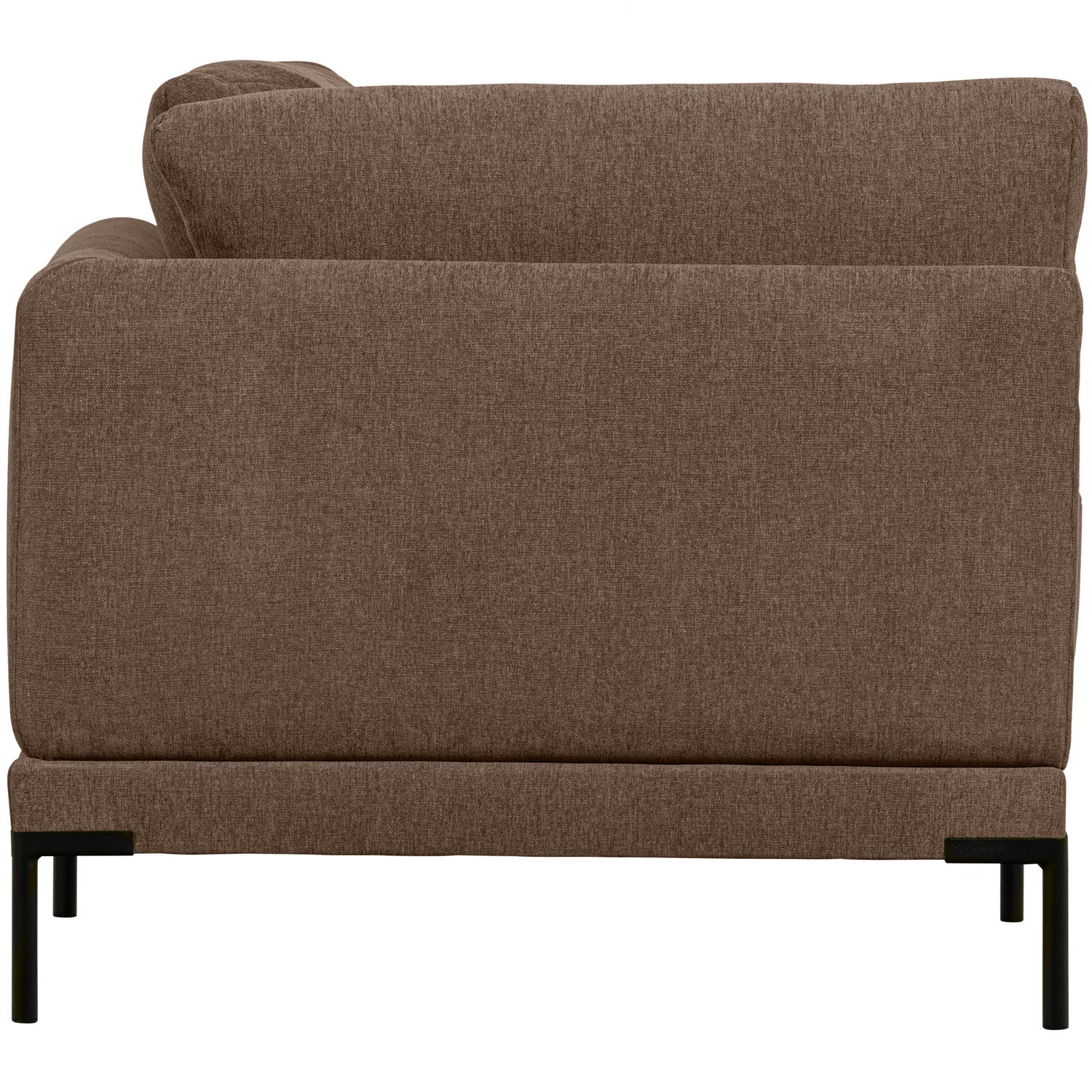 Sofa COUPLE - Eckmodul schokoladenbraun