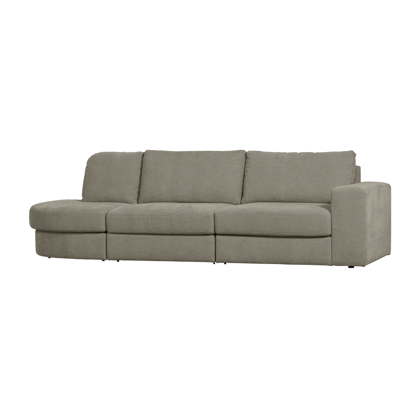 Sofa otwarta lewostronna FAMILY ciepły szary – Woood