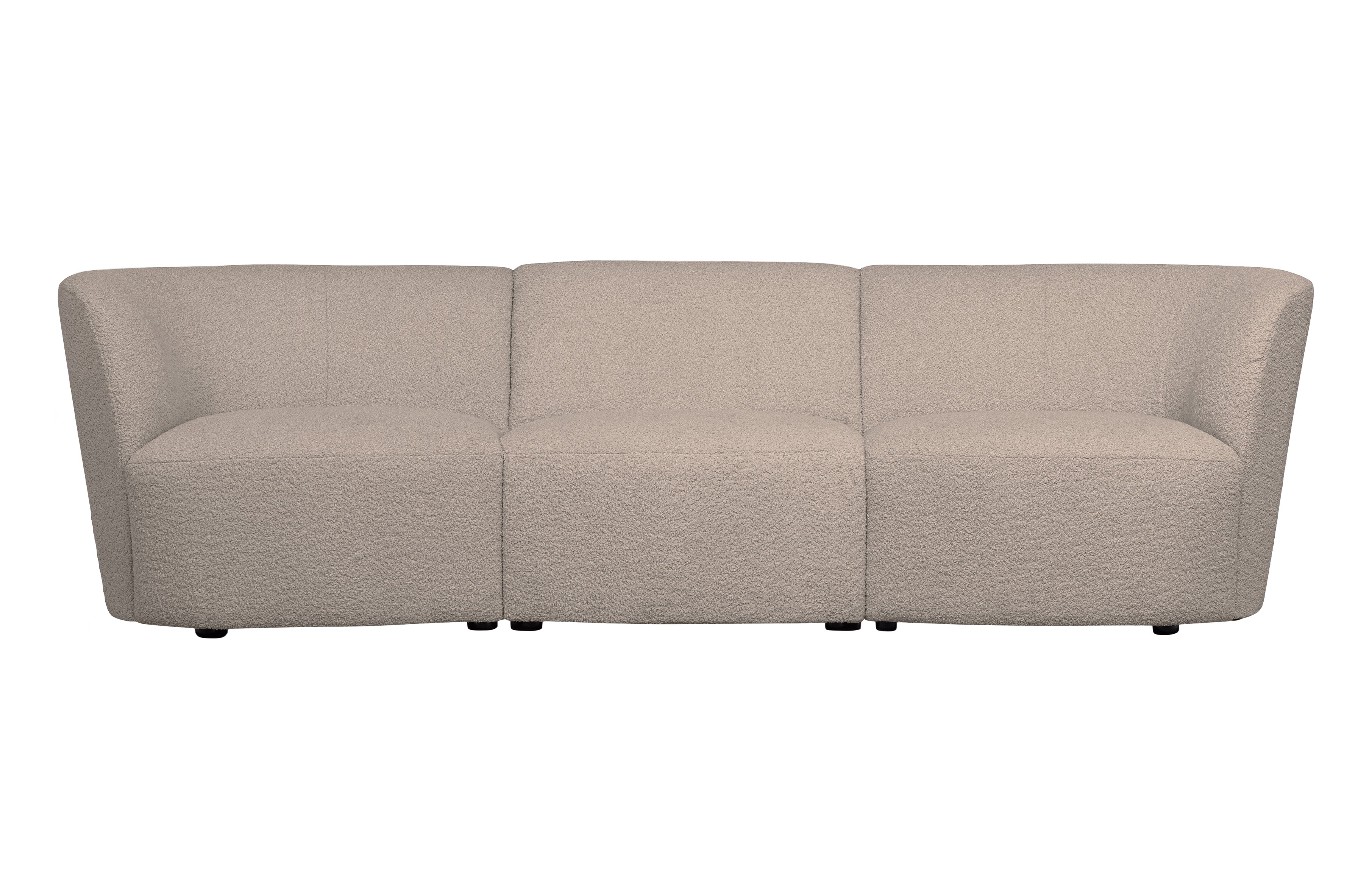 Sofa modułowa COCO - element piaskowy boucle do salonu