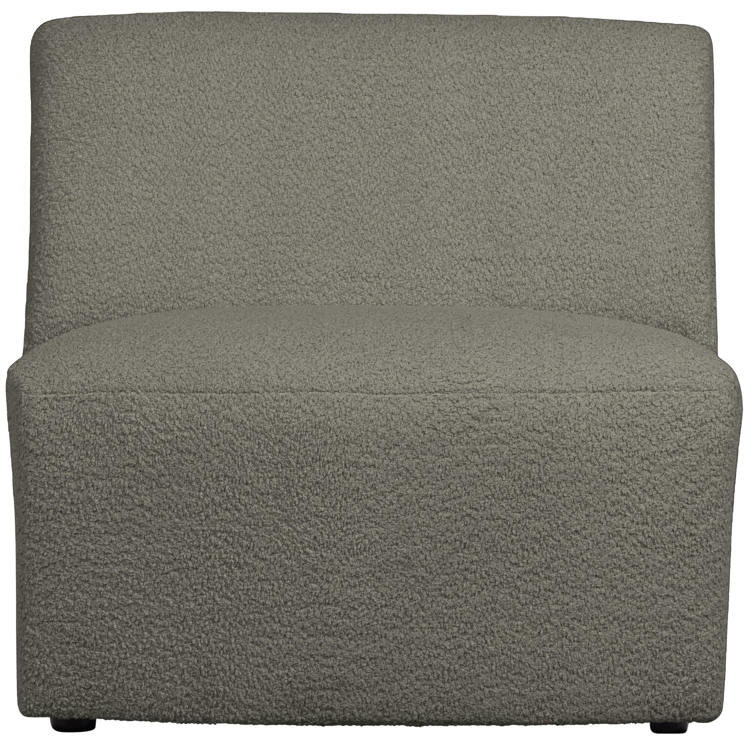 Modulares Sofa COCO - Element in warmem grünen Boucle