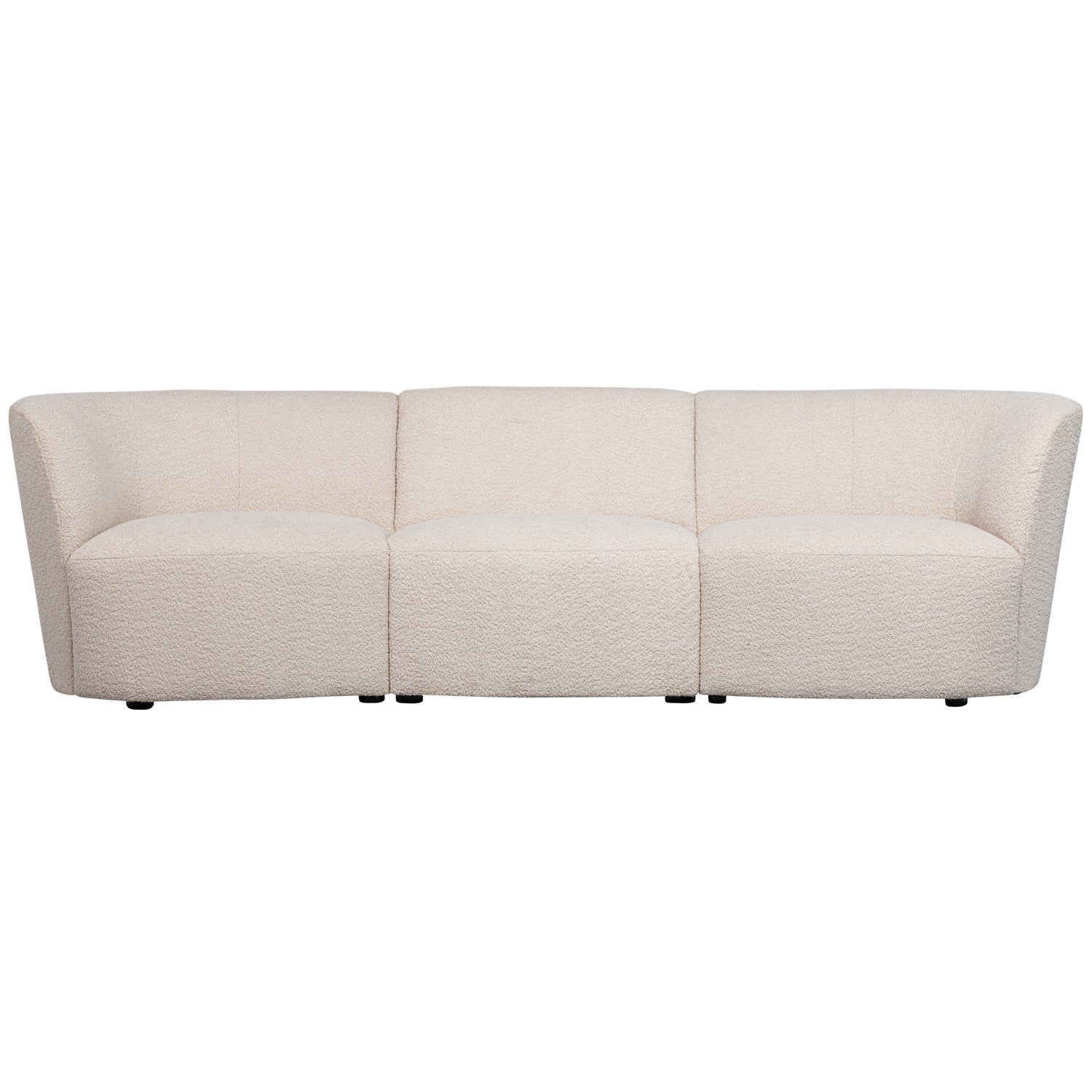 3-Sitzer Coco Cream Sofa Bouclé