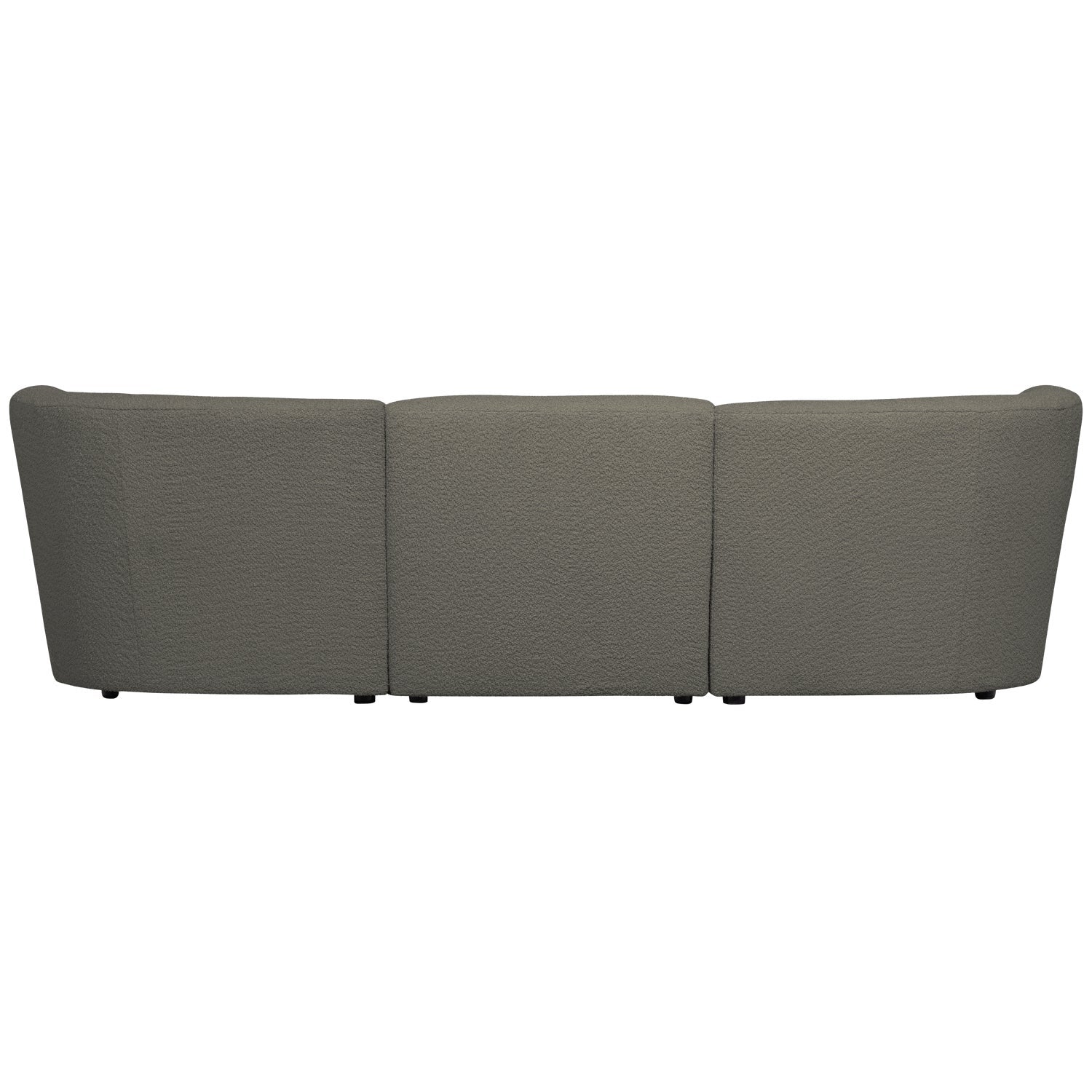 Coco Green Bouclé 3-person sofa